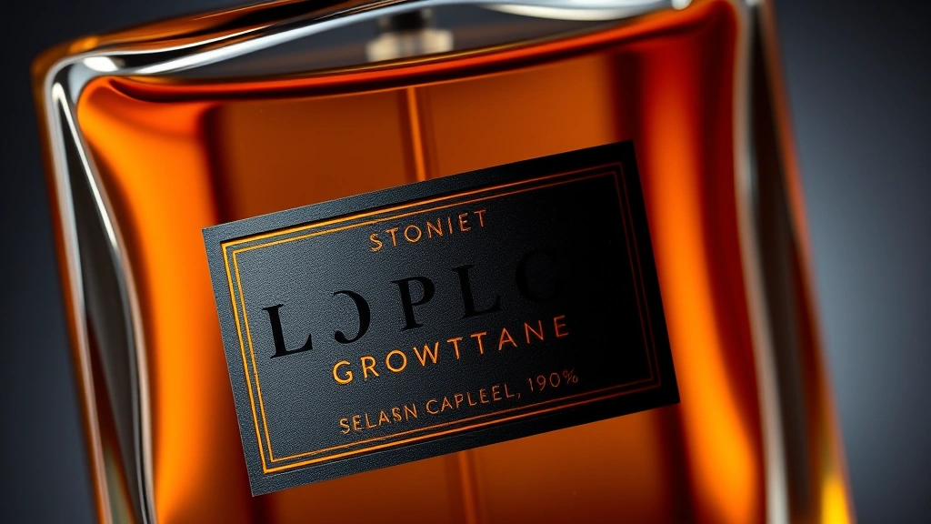 donald trump cologne - 
Close-up of cologne bottle with amber liquid showing the luxury packaging and b