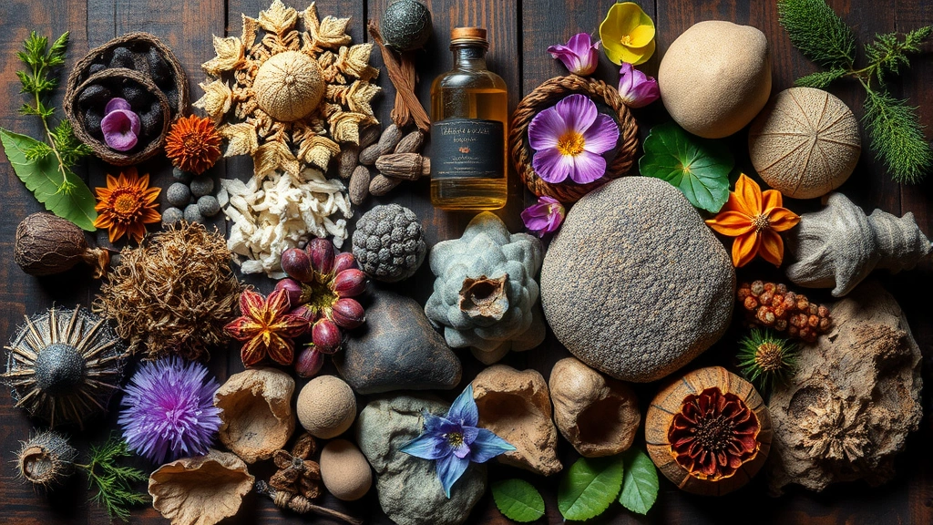 fantasy fragrance company -
Detailed ingredient showcase featuring rare botanicals and materials used in fa