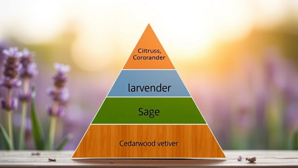 fragrance drakkar noir - 
Fragrance pyramid diagram showing top notes (citrus, coriander), heart notes (l