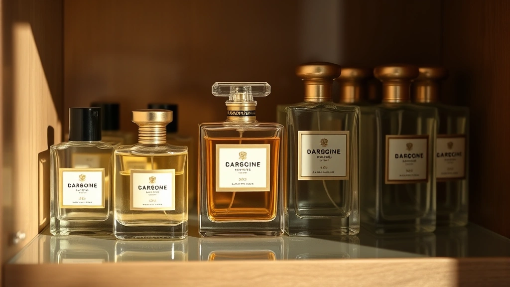 fragrance fame -
Luxury fragrance bottles stored properly away from direct sunlight in cool cabi